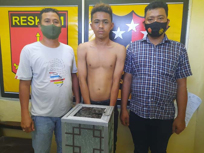 Pencuri Kotak Infaq Masjid di Tanjungbalai Ditangkap