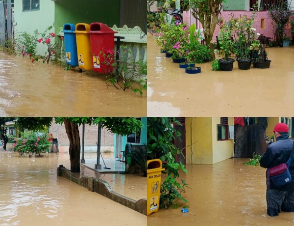 Hujan Enam Jam, Ratusan Rumah Terendam Banjir di Tebing Tinggi