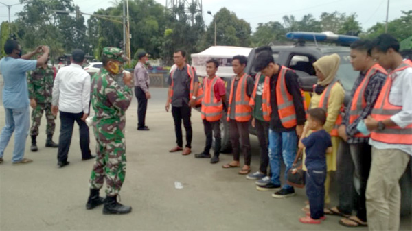 Komandan Koramil 0201-16/TM  Bersama Polsek Tanjung Morawa  Gelar Ops Yustisi