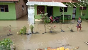 Ratusan Rumah Desa Sei Buluh di Sergai Terendam Banjir