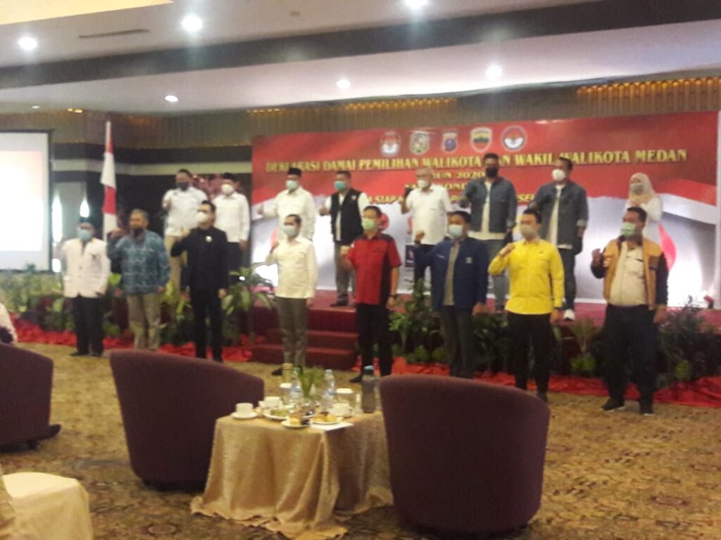 Polrestabes Medan dan Stakeholder Terkait Gelar Deklarasi Damai Pilkada