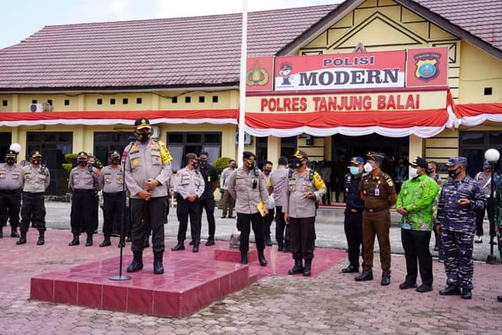 Kapoldasu Pantau Ketahanan Pangan dan Disiplin Protokol Kesehatan di Tanjungbalai