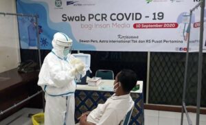 Dewan Pers, Astra dan RSPP Gelar Swab PCR