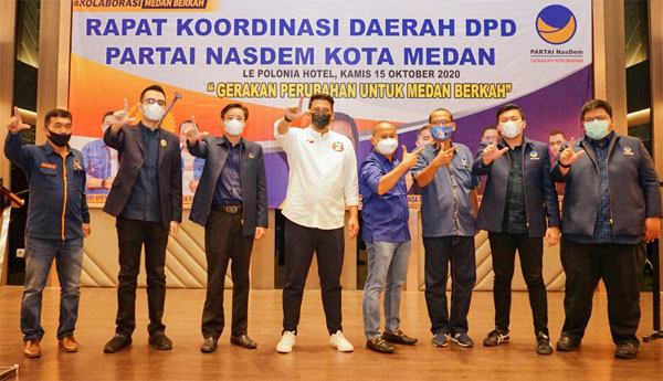 NasDem : Bobby Nasution Adalah Sosok Terbaik Untuk Diusung