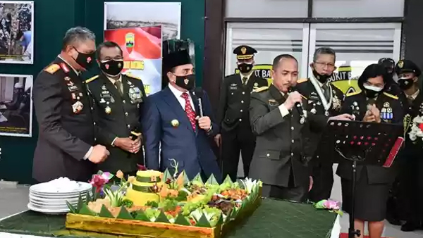 Peringatan HUT Ke-75 TNI di Kodam I/BB Usung Tema “Sinergi untuk Negeri”