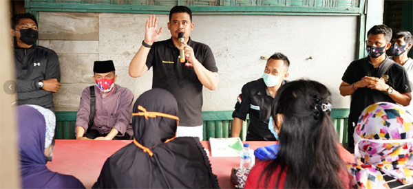 Bersama Dunsanak, Bobby Nasution Serap Aspirasi di Warung Kelapa