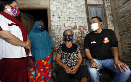 Aulia Blusukan ke Sari Rejo, Banyak Warga Kurang Mampu Yang Harus Diperhatikan