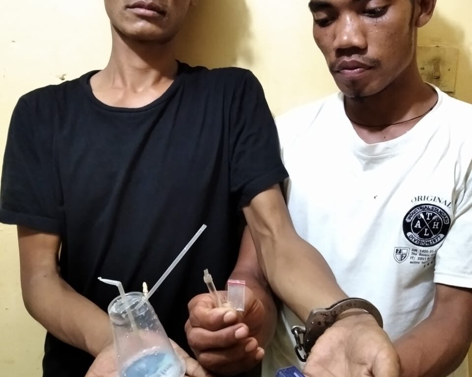 Gagalkan Transaksi Sabu, Dua Pria Diboyong ke Mapolsek Tanjung Beringin