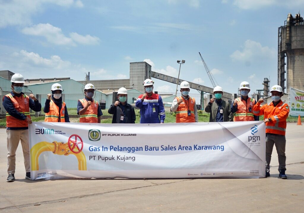 Dukung Ketahanan Pangan, PGN Salurkan Gas ke PT Pupuk Kujang Cikampek