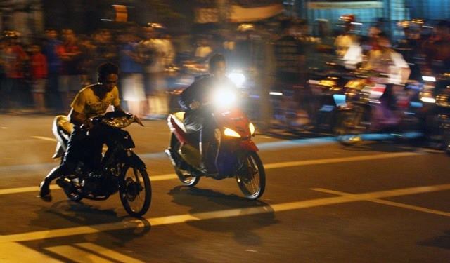 Satlantas Polres Tanjungbalai Tertibkan Balap Liar