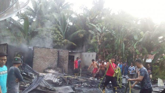 Dua Rumah di Air Joman Ludes Terbakar, Warga Sempat Dengar Ada Ledakan