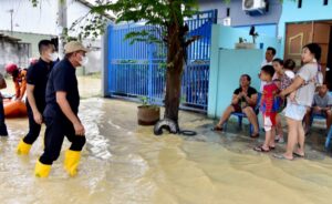 Edy Rahmayadi Tinjau Banjir Tebing Tinggi, Perintahkan Segera Bangun Posko