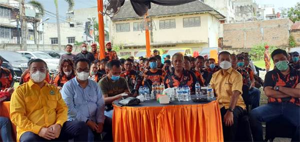 Keluarga Besar PP Sumut Nonton Bareng Quick Count Pilkada Kota Medan