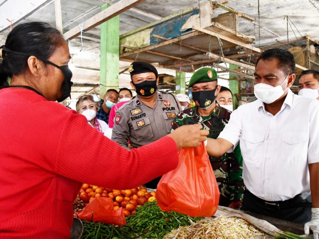 Harga Kebutuhan Pokok di Pasar Tradisional Di Sergai Masih Relatif Stabil