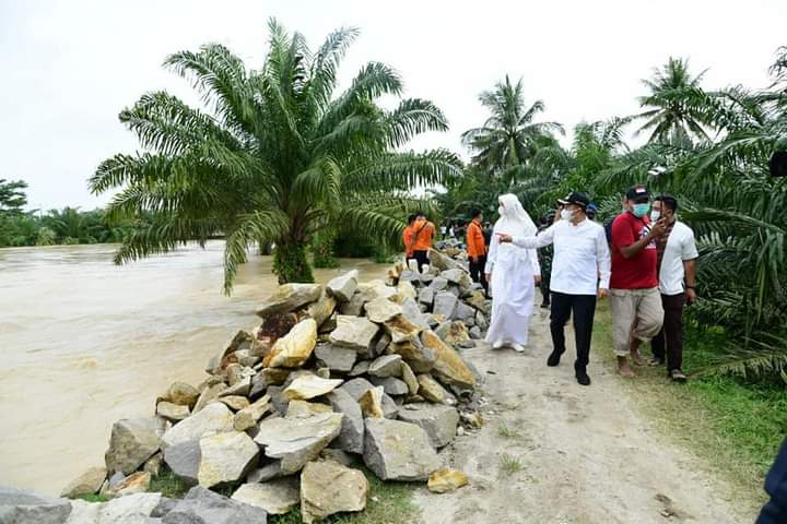 Sungai Dalu-Dalu Meluap, Bupati Zahir Tetapkan Batubara Darurat Bencana