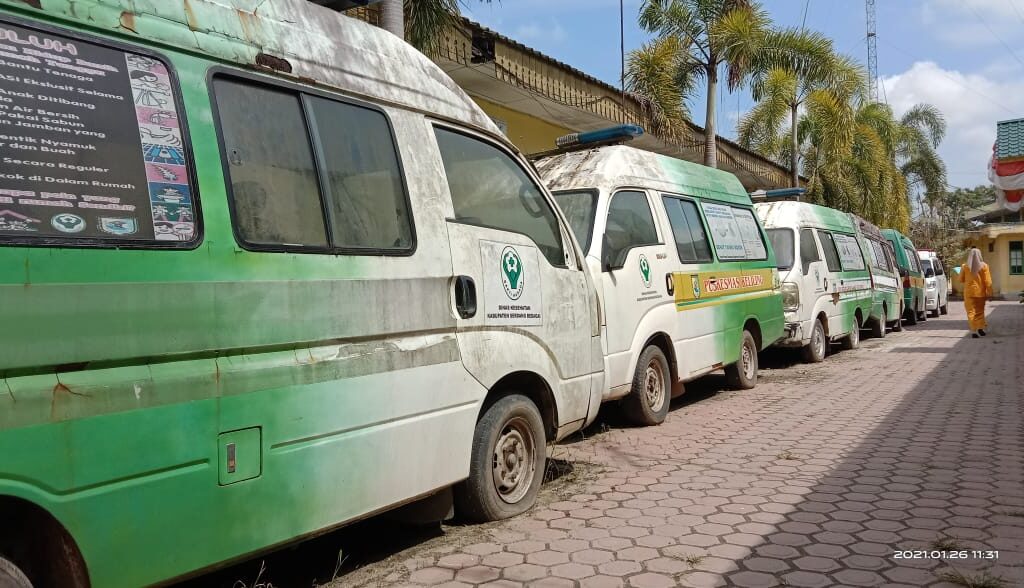 Enam Mobil Ambulance di Dinkes Sergai Mangkrak 