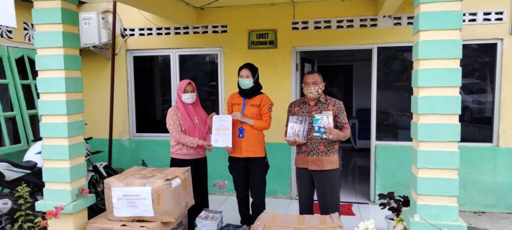 BPBD Sumut Salurkan 10.000 Masker ke Warga Pemdes Ujung Negeri Hulu