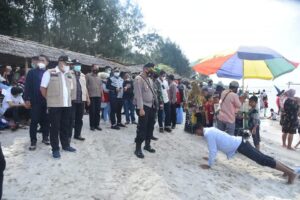 Libur Tahun Baru, Masuk Lokasi Wisata di Batubara Wajib Pakai Masker