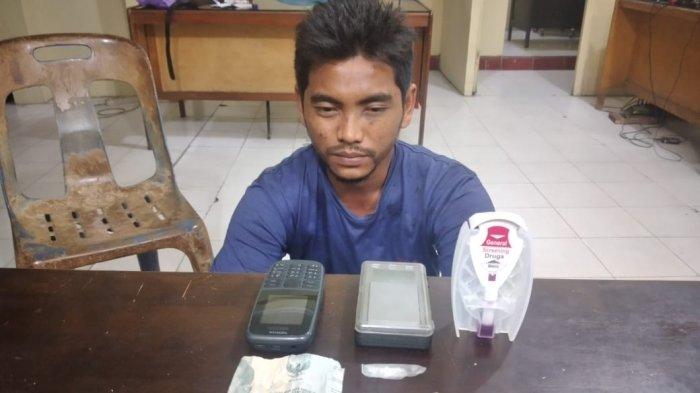 Transaksi Narkoba dengan Polisi, Seorang Pria di Tanjungbalai Ditangkap