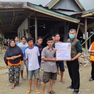 Pertamina Foundation Salurkan Bantuan ke Posko Bencana Gempa Mamuju dan Majene