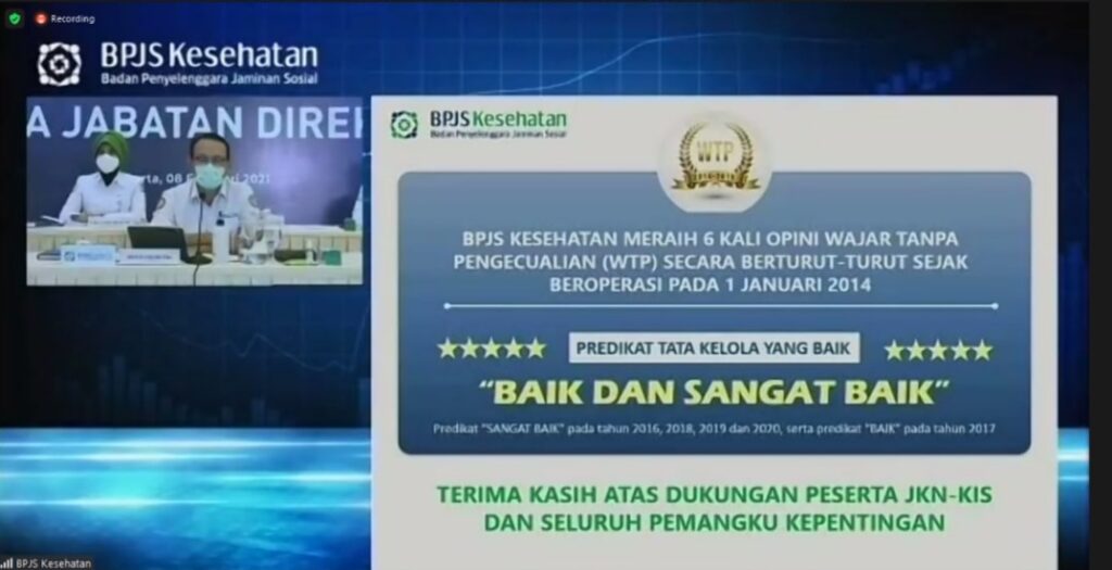 Hingga Akhir Tahun 2020, Saldo Kas DJS Kesehatan Rp18,7 Triliun