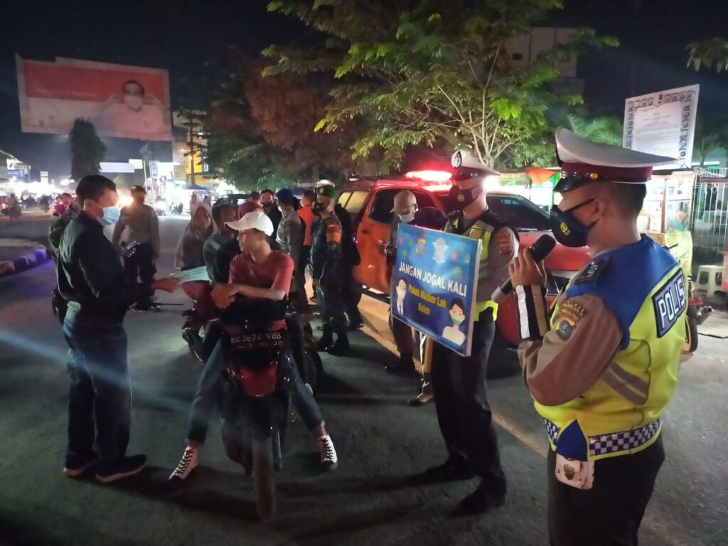 Kawal Penerapan Prokes, Polres Tanjungbalai Gelar Operasi Yustisi