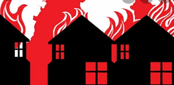 Pertengkaran Suami Isteri Sebabkan Tiga Unit Rumah di Batubara Ludes Terbakar