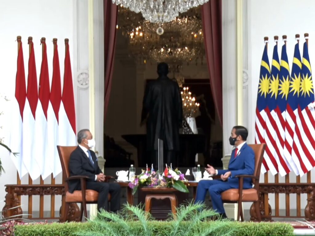 Ini Pertemuan Bilateral Presiden Jokowi dan PM Malaysia Muhyiddin Yassin