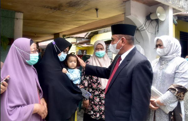 Gubernur Sumut Edy Rahmayadi Kunjungi Keluarga Alm Ilham Pane