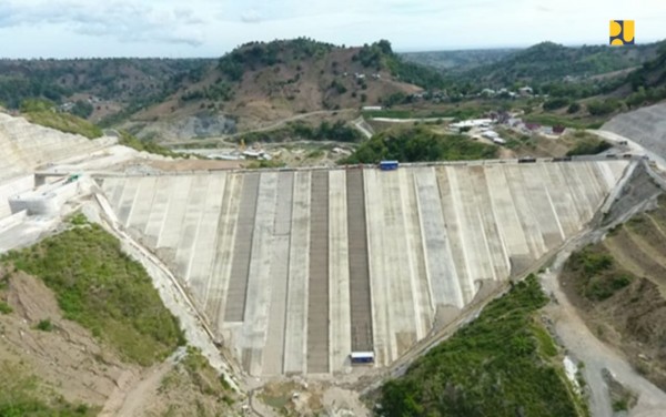 Tahap Akhir Konstruksi, Bendungan Karalloe Siap Suplai Air Irigasi di Kabupaten Gowa