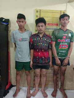 Bobol Rumah Warga, Tiga Remaja Ditangkap Polsek Kota Kisaran