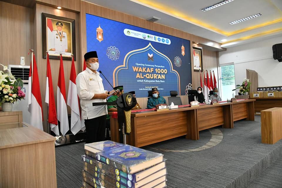 Yayasan Asal Malaysia Wakafkan Seribu Al-Quran ke Kabupaten Batu Bara