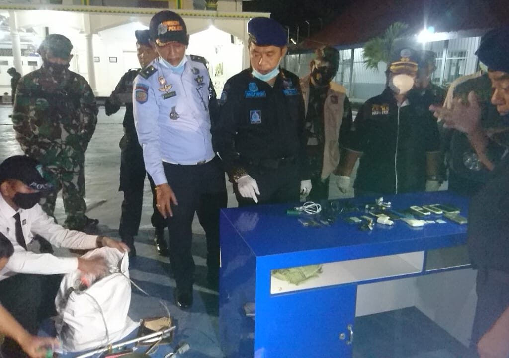 Razia Lapas Kelas II B Tanjungbalai, Petugas Temukan Narkoba di Bak Mandi