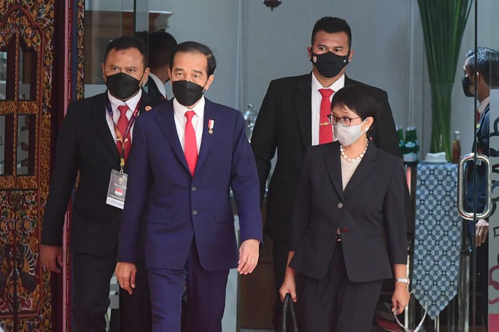 Presiden Jokowi Hadiri ASEAN Leaders’ Meeting di Sekretariat ASEAN