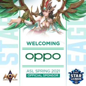OPPO, Sponsor Perhelatan AOV Star League 2021 Spring