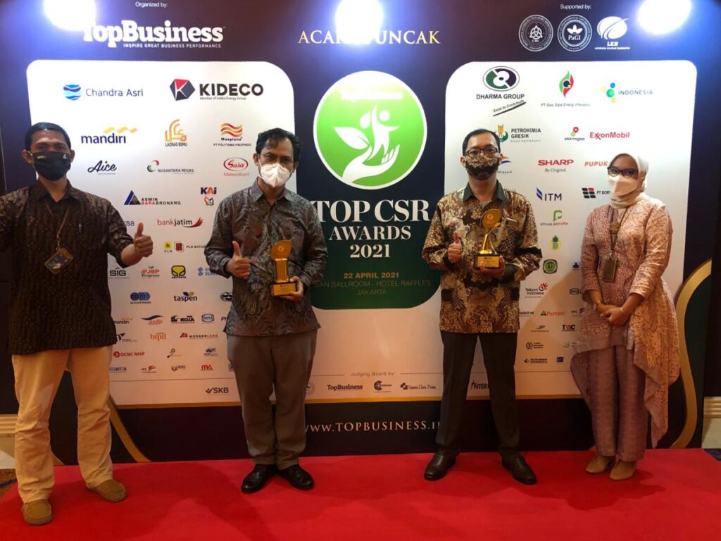 Komitmen Jalankan Tanggung Jawab Sosial, PGN Raih Penghargaan Top CSR Awards 2021