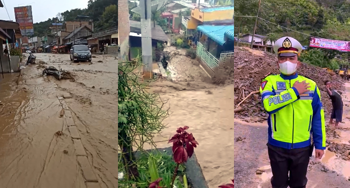 Pasca Hujan Lebat, Kota Wisata Parapat Dilanda Banjir