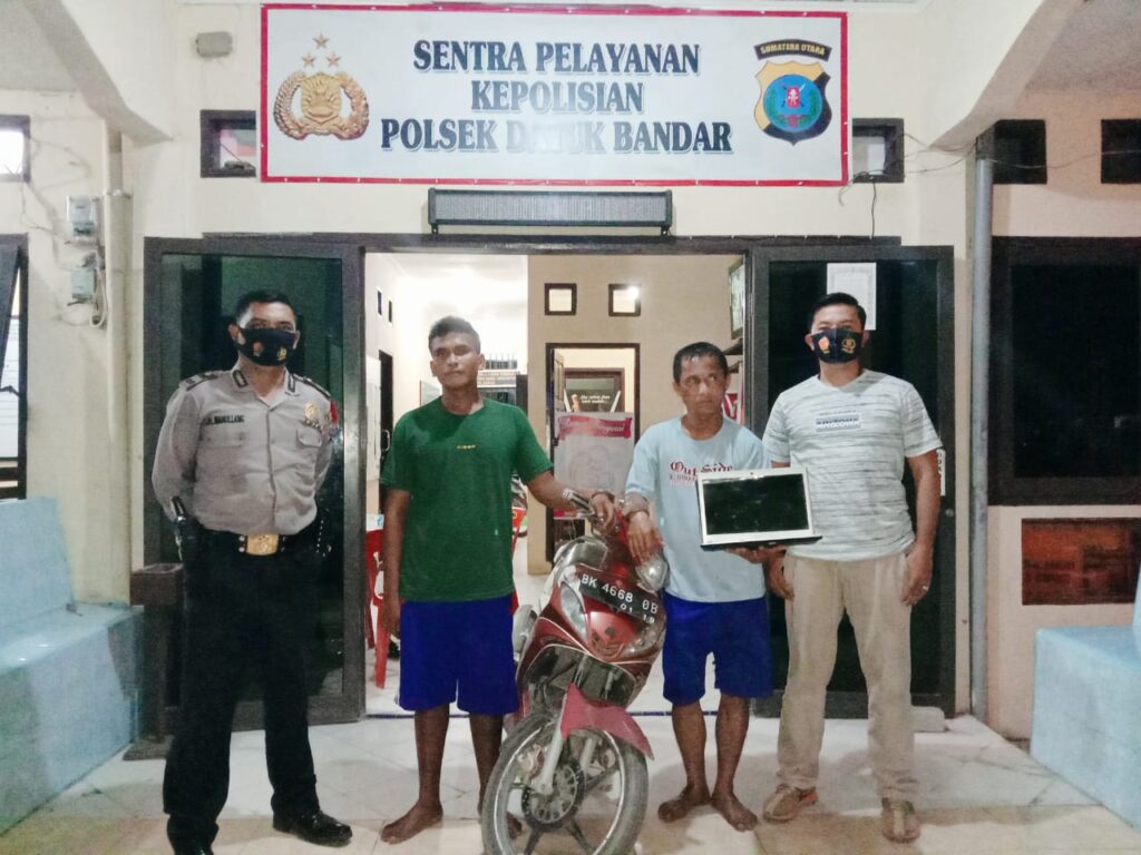 Curi Laptop Dari Rumah Warga, Dua Pemuda di Tanjungbalai Ditangkap