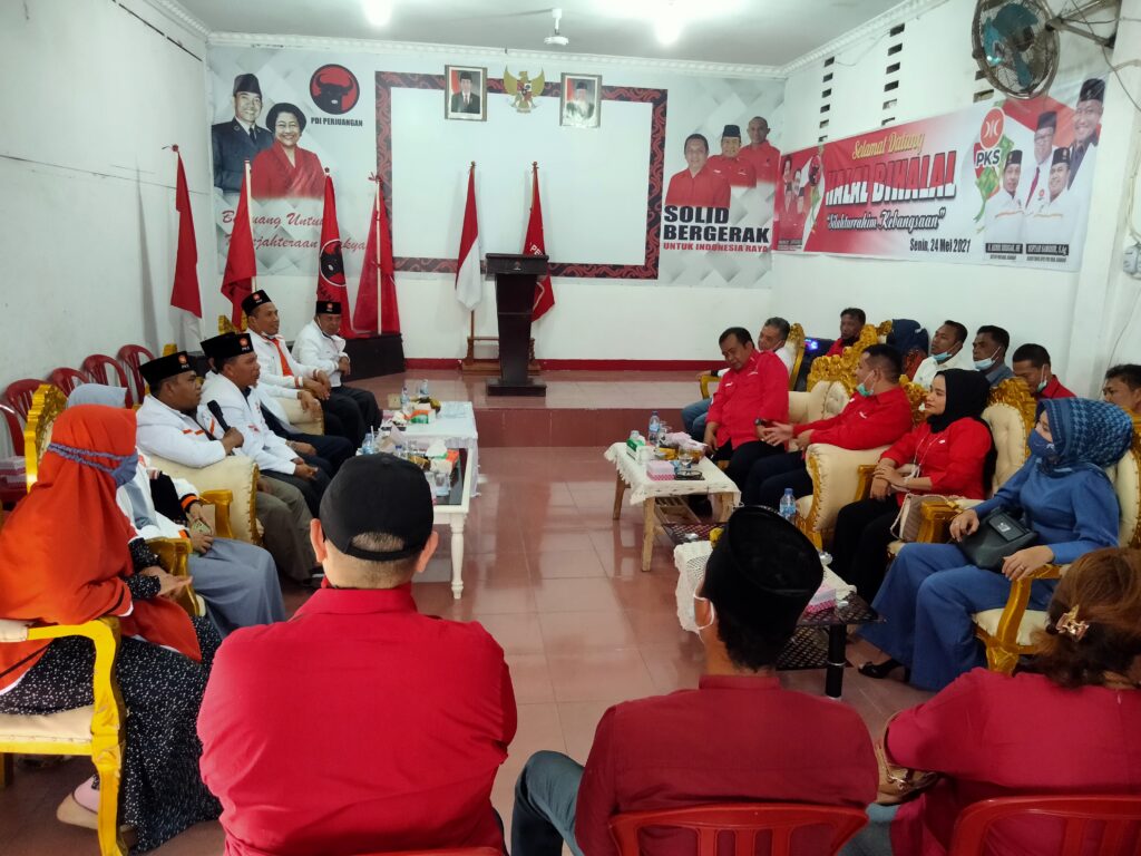PKS dan PDI Perjuangan Asahan Jalin Silaturahmi Kebangsaan