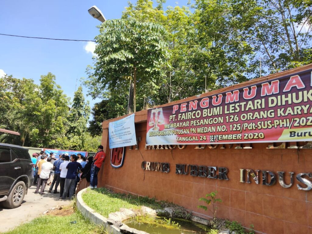 PT Fairco Bumi Lestari Diminta Bayarkan Hak 126 Orang Mantan Karyawannya
