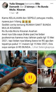 Ibu dan Bayi Meninggal Usai Persalinan di RS Viral di Sosmed