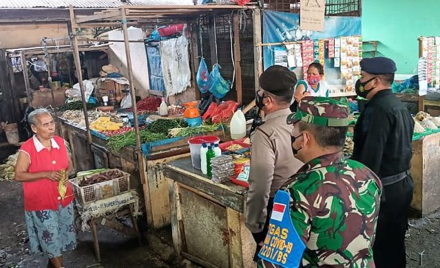 Cegah Covid-19, Pemko Medan Gencar Patroli Prokes di Pasar Tradisional