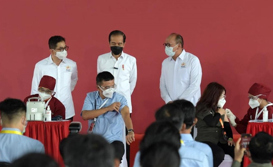 Vaksinasi Gotong Royong Percepat Pemulihan Ekonomi Nasional