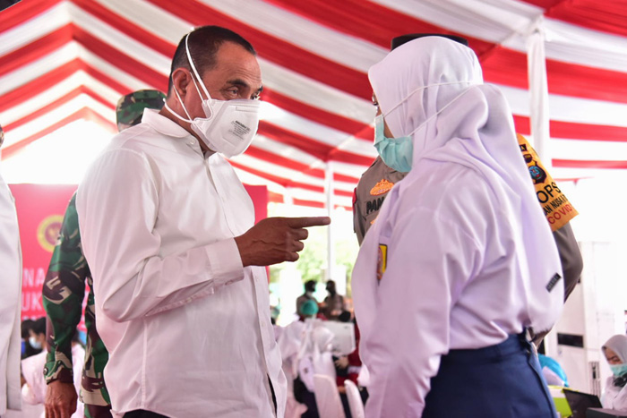 Kejar 70% Vaksinasi di Sumut, Edy Rahmayadi Minta Masyarakat ‘Jemput Bola’