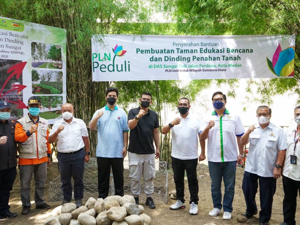 Unpab Jadi Pelaksana Pembangunan Taman Edukasi Bencana Medan Berkah