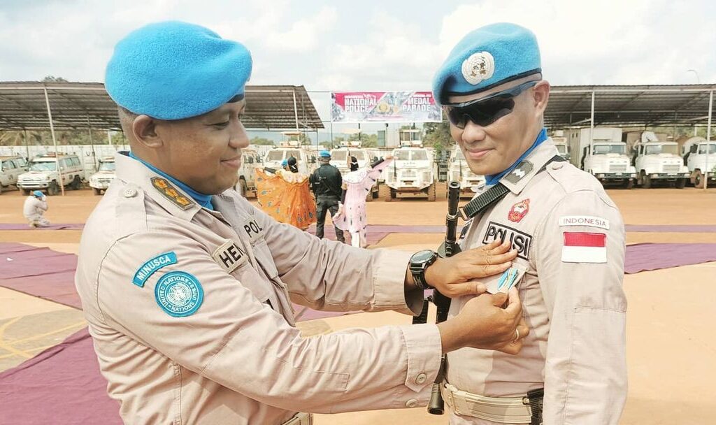 Aipda Syahman Harahap, Personil Polres Sergai Raih Medali Dari PBB