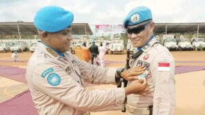 Aipda Syahman Harahap, Personil Polres Sergai Raih Medali Dari PBB