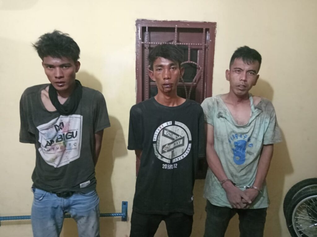 Tiga Pelaku Curanmor Ditangkap Polisi