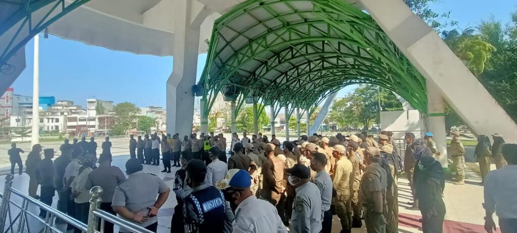 Alun-Alun Sultan Abudul Jalil Rahmadsyah Tanjungbalai Ditutup Sementara