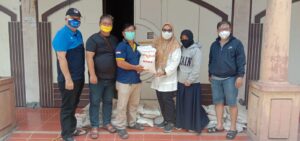 PPKM Darurat, Komunitas Satu Hati Bagi Sembako ke Jurnalis di Medan